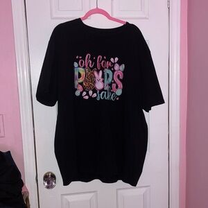 Black top with loads of color, for spring-summer, cute, casual, fun.